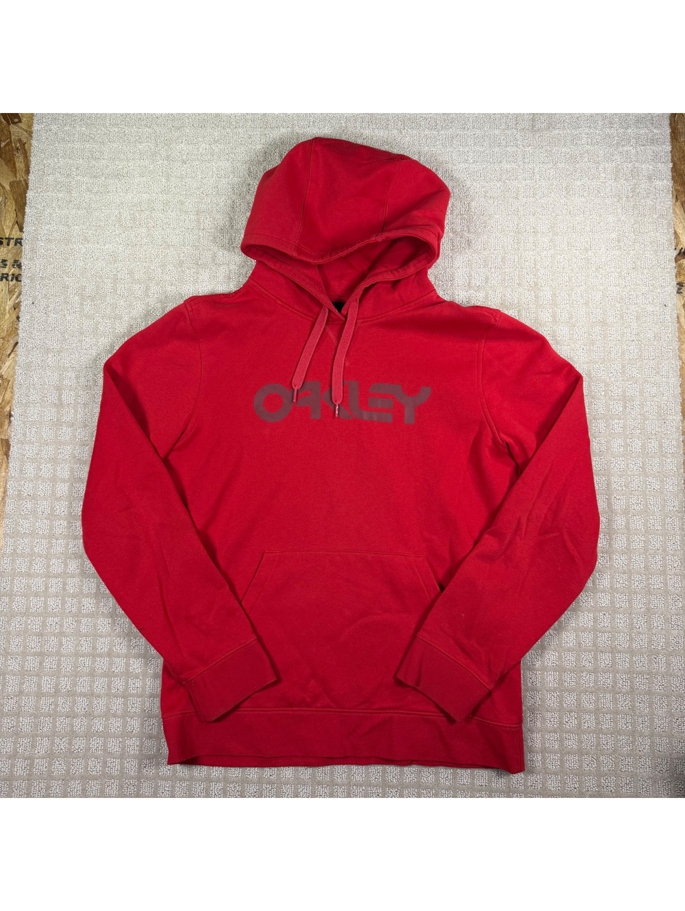 Oakley red pullover hoodie size LG